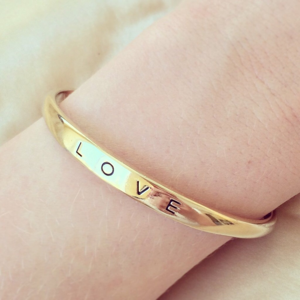LOVE Bangle Bracelet in Gold